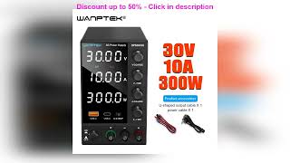 Wanptek 30V 10A DC Power Supply Adjustable Digit Display Laboratory Power Supplies Voltage Regula