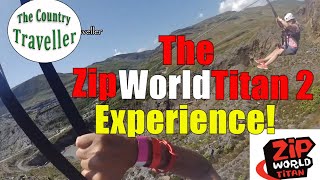 The Zip World Titan 2 zip wire experience - Europe’s first four-person zip line #adrenaline