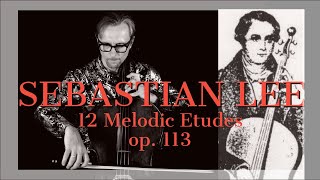 Sebastian Lee Cello Etude No.2 from Twelve Melodic Studies Op. 113 | Practice with Cello Teacher