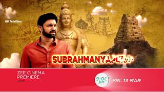 Subrahmanyapuram/World TV Premiere/Zee Cinema Premiere | Friday, 13th March at 9pm