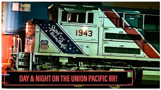 [HD] DAY \u0026 NIGHT ON THE UNION PACIFIC RAILROAD IN KC! MONSTER TRAINS, EMD POWER \u0026 CHASING UP 1943!