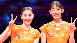 バド志田千陽＆松山奈未、パリ五輪金メダリスト中国ペアに勝利　3大会ぶりの決勝進出【ファイナルズ2024】 To Kyo Queen