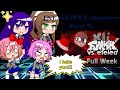 FNF and DDLC characters React To eteled MOD (crossover)