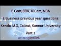 E Business most important Essay qns. 3rd sem B.Com Students, Kerala University