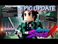 Update 11 Is The BEST ONE YET!! ANIME SOULS X