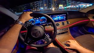 NEW Mercedes E-Class Night POV Drive Review!
