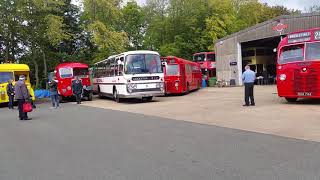 Leyland Leopard AHA 451J at the transport museum whythall