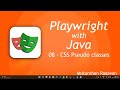 Playwright with Java - CSS Pseudo class selectors