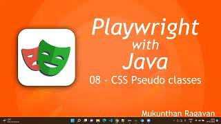 Playwright with Java - CSS Pseudo class selectors
