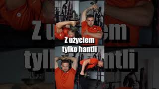 Zestaw Ćwiczeń na TRICEPS - Tylko HANTLE #shorts #trening