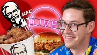 🔴Eat With Keith LIVE | A KFC Dinner Experience