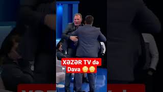 CANLI efirdə dava. Xəzər tv .