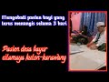 Mengobati pasien bayi yang telah lama menangis selama 3 hari