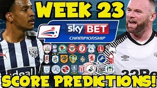 My Championship Week 23 Score Predictions! What Will Happen This Weekend?!