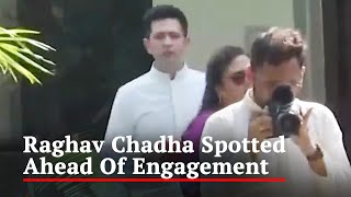 Raghav Chadha Spotted Ahead Of Engagement To Parineeti Chopra