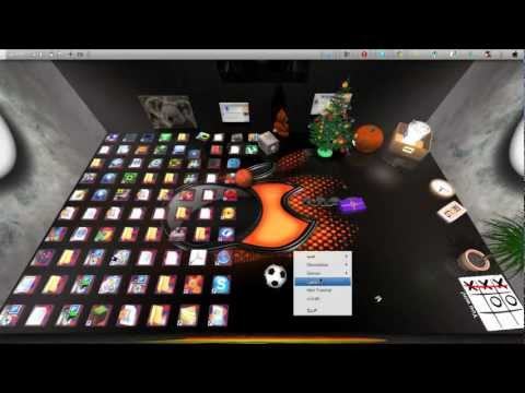 طريقة جعل سطح لمكتب 3D 