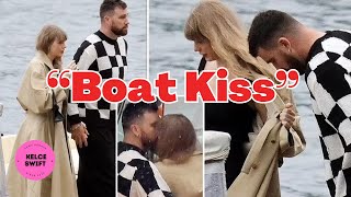 Taylor Swift & Travis Kelce are PICTURED KISSING & EMBRACING on boat ride in scenic Lake Como Italy