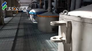 Yunda Pressure Screen in Customer's Stock Preparation Workshop