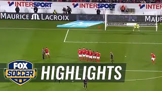 Lewandowski beautiful free-kick in extra time | 2016–17 Bundesliga Highlights
