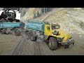 arktik 7320_rsk hauling multiple tanks through wild terrain snowrunner logitech g29 753