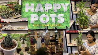 Vlog-1| Indore Plants| Happy Pots| Chalakkudy| Indoor Plants Malayalam|Gift|  Shopping |Gift Ideas|