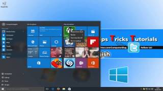 Windows10 How To Resize The Start Menu Tutorial