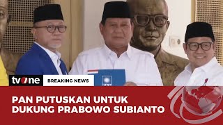 RESMI! PAN Dukung Prabowo | Breaking News tvOne