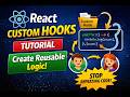 How to Create Custom Hooks in React | React Hooks Tutorial
