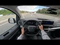 2024 opel zafira life tourer 2.0 turbo diesel 175 hp pov test drive on the german autobahn