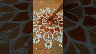 Diwali Simple Kolam / Aippasi Madham Kolam / Dwarkamaistyle 🌸🔯