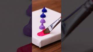 Easy Satisfying Acrylic Painting - Painting Idea #shorts #drawing #painting 1120