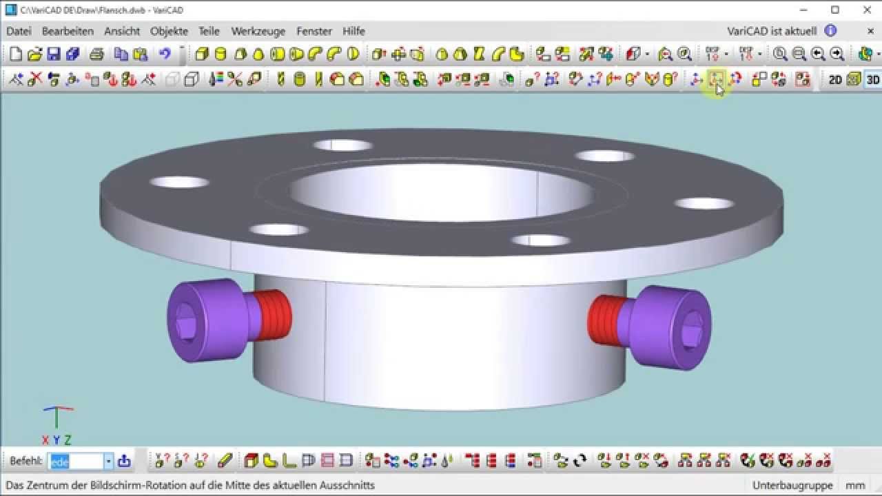 Varicad 2015 3d Modellierung Youtube