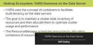 Hadoop Ecosystem: YARN Daemons on the Data Server