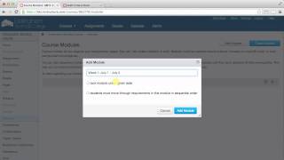 Canvas Tip #3: Modules for Organizing