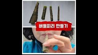 버들피리 만들기