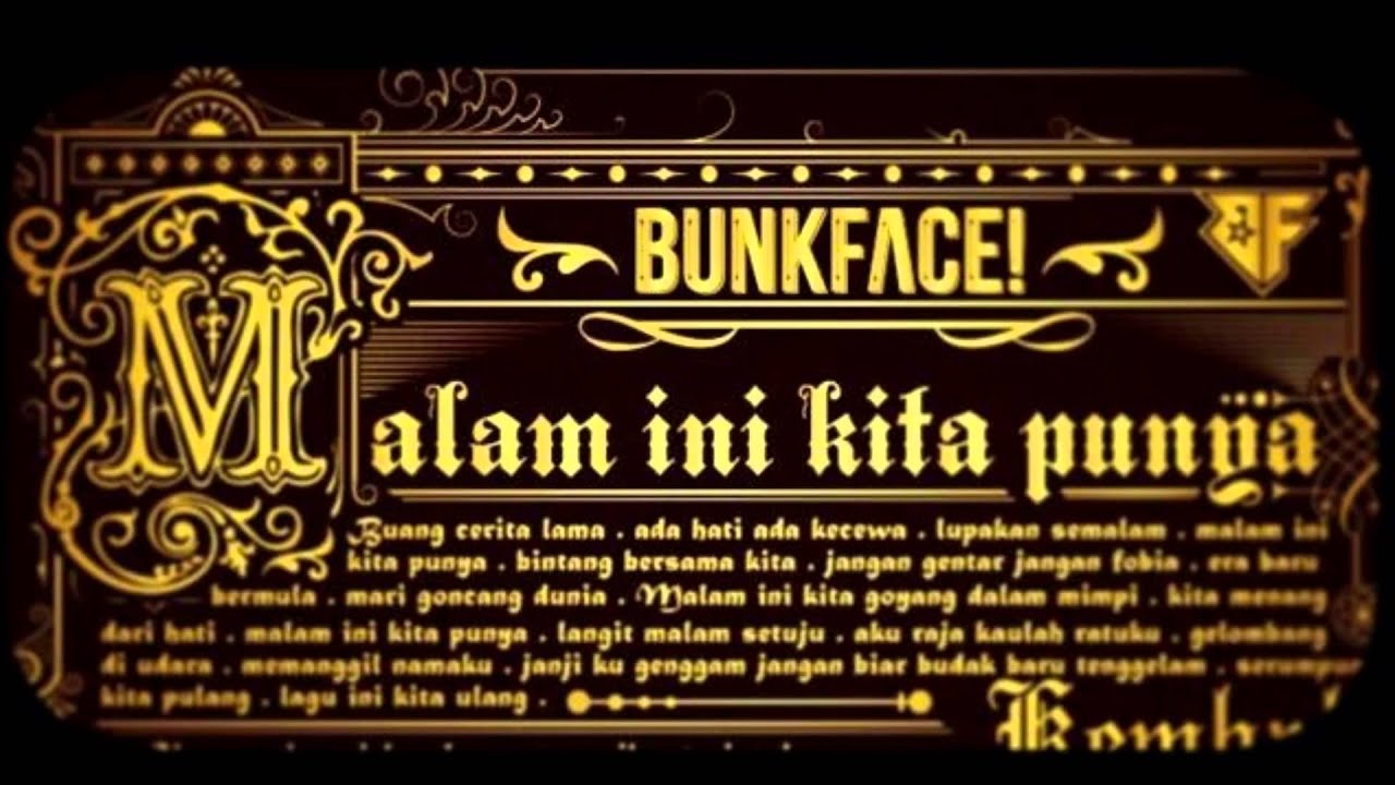 Bunkface - Malam Ini Kita Punya - YouTube