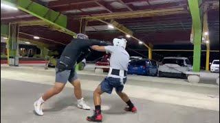 180 Cruiserweight VS 137 Super Lightweight Amateur Spar