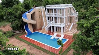 The two brothers spent no money and built the building with bamboo wood and fences| Luxurious House!