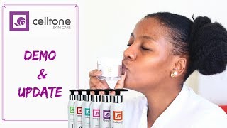 Celltone Skincare Demo \u0026  Update | Oily, Acne Prone, Sensitive Skin | Miriam Maulana