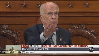 Impeachment hearing: Vermont Rep. Welch draws laugh with retort to Jordan