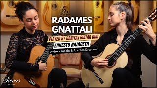 Daniyah Guitar Duo play Suite Retratos (Ernesto Nazareth) by R. Gnattali on A .Kirschner \u0026 A. Tacchi