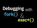 GDB Debugging with fork() and exec()