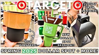 NEW TARGET DOLLAR SPOT 🌸 SPRING 2025 SHOP WITH ME | OUTDOOR HOME DECOR MUST HAVES | SHOPPING VLOG