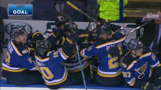 Edmundson, Bortuzzo combine to send Blues bench into hysterics