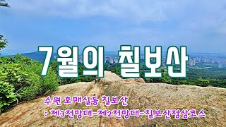 7월의 수원 칠보산 (Mt. Chilbosan in Suwon in July)