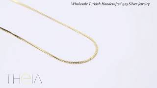 Thin Serpentine Chain 1.6 mm Necklace Elegant Wholesale 925 Sterling Silver Jewelry