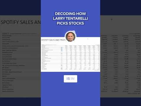 Decoding How Larry Tentarelli Picks Stocks - YouTube