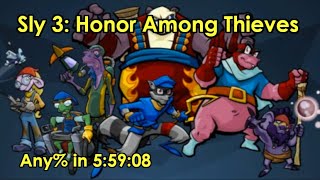 Sly 3: Honor Among Thieves - Any% in 5:59:08