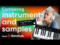 Combining instruments and samples using BandLab's free web Mix Editor (BandLab Tutorial)