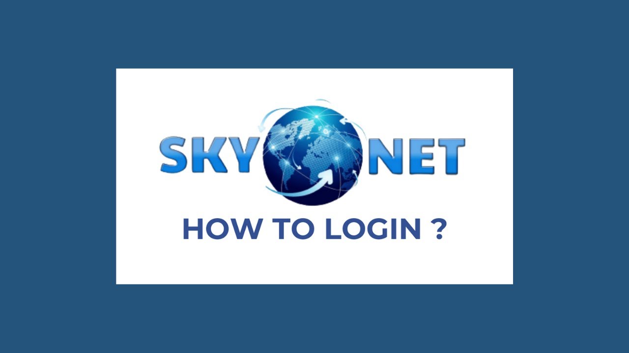 SKYNET - How To Login / Register ? - YouTube